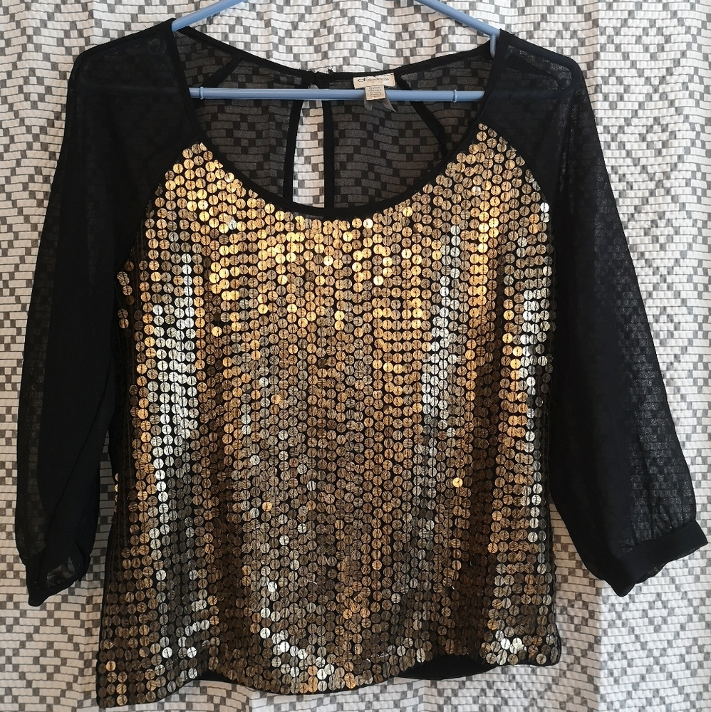 Sequin blouse
